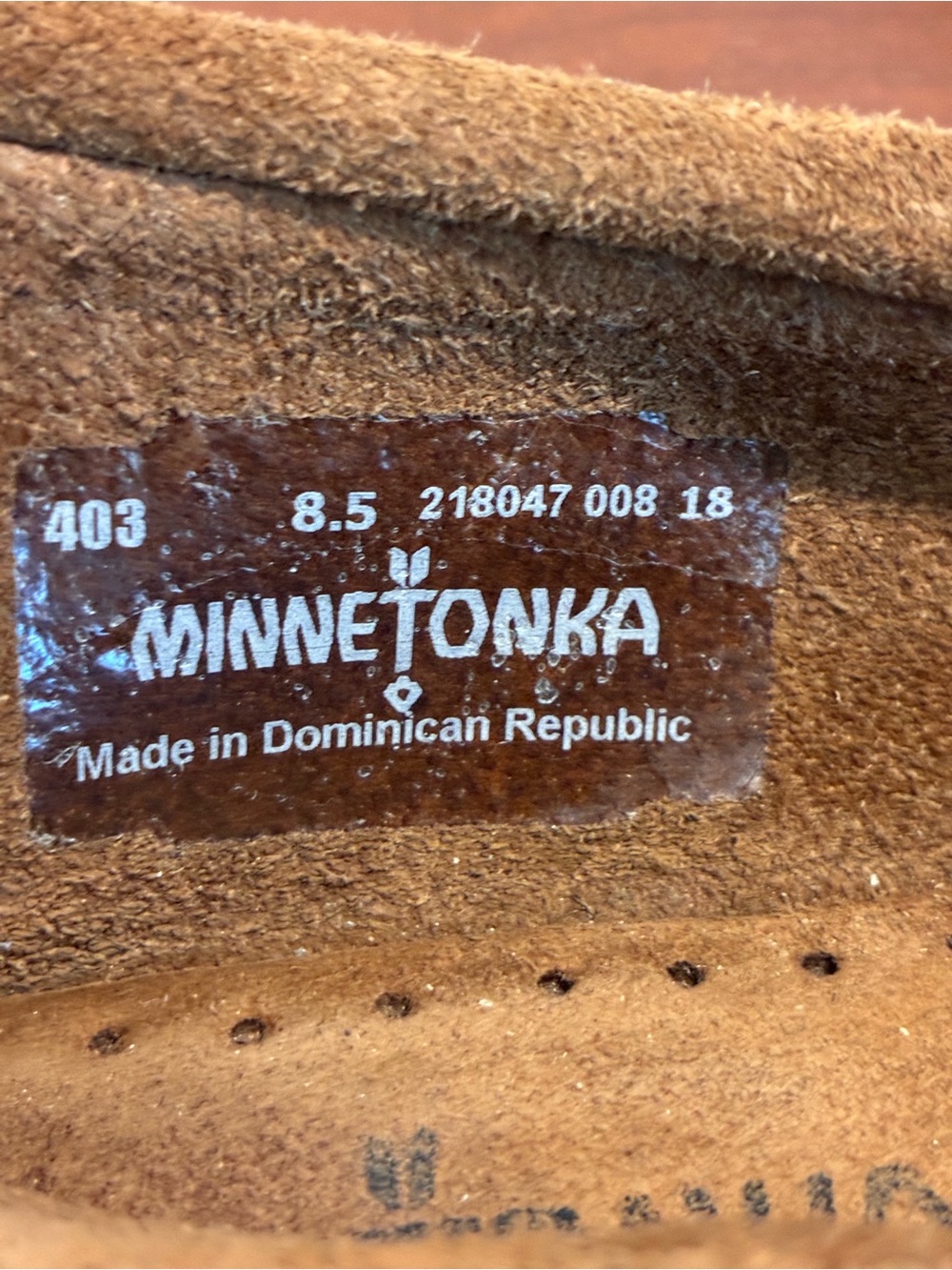 Minnetonka Kilty Moccasins Women’s Size 8.5 Brown Soft Suede Fringe Rubber Sole - Picture 12 of 12